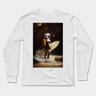 My space surfing day Long Sleeve T-Shirt